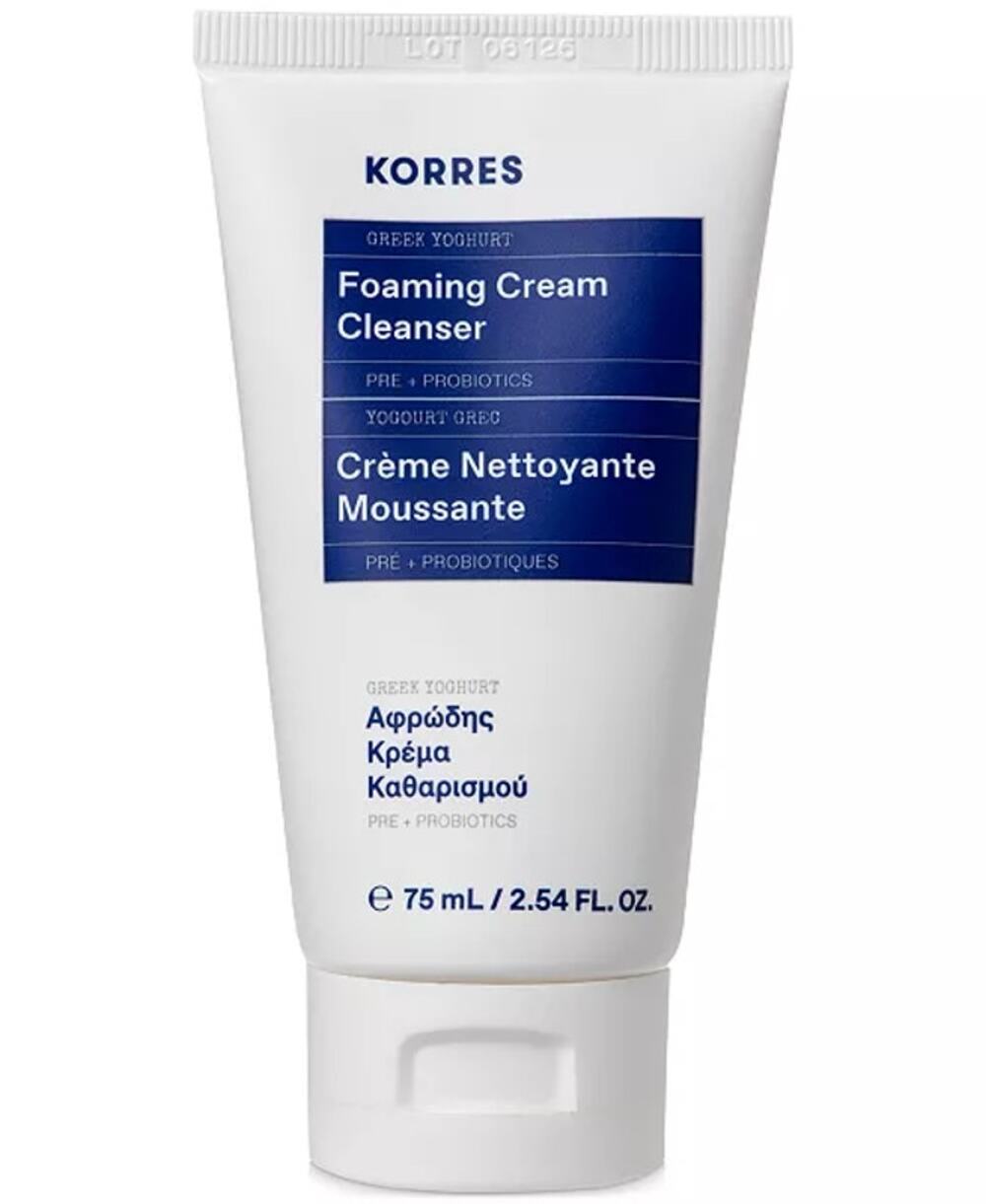 ⭐PICK 3/$30 KORRES Travel-Size Greek Yoghurt Foaming Cream Cleanser 2.54 fl oz